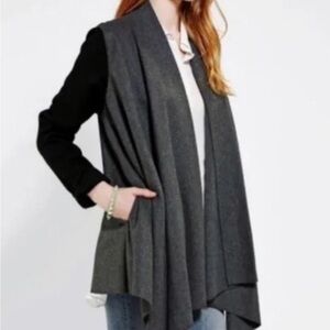 Staring at Stars waterfall drape wool blend cardigan Size Large